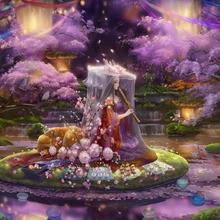 Elk girl Деревянный Пазл 1000 шт. ersion пазл белая карточка взрослые детские развивающие игрушки