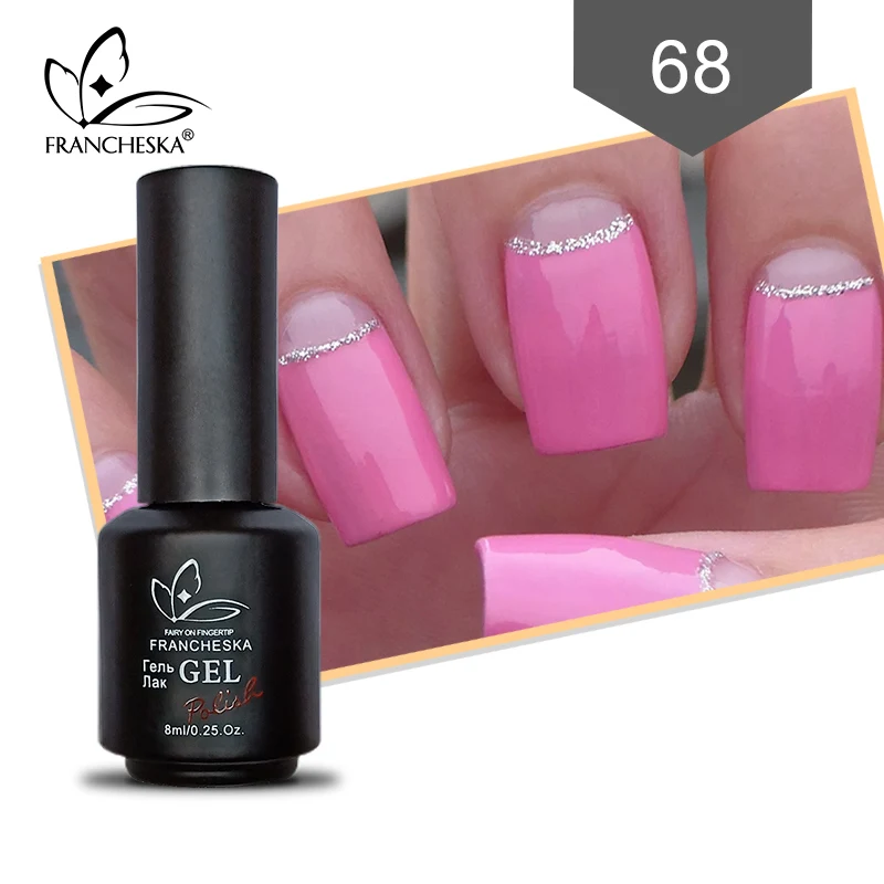 Francheska 120 мл набор акриловых порошковых акриловых ногтей acryl nagels oje unas acrilicas y gel acrylique ongle acrilic цвета белый - Цвет: 8ml uv color gel 068