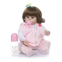 48cm New Bebe Reborn Realista Silicone Reborn Baby Dolls Reborn Boneca Reborn Kids Birthday Christmas Gift Brinquedos Juguetes premature baby 16inch soft silicone reborn dolls 40cm bebe reborn kids gift simulation lifelike newborn baby boneca brinquedos