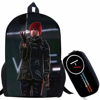 

Twenty One Pilots Backpack For Teenage Boys Girls Student School Bags Children Daily Bag Hip Hop Backpack with Pencil Bag