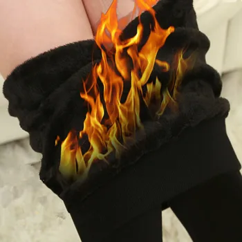 

High Quality Winter 350g Fur Girls Leggings Children Pants Kids Thicken Warm Elastic Waist Colorful Cotton Girl Pants