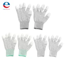 Высокие эластичные антистатические перчатки Серые Рабочие безопасные защитные перчатки серый s m l Высокое качество Лидер продаж