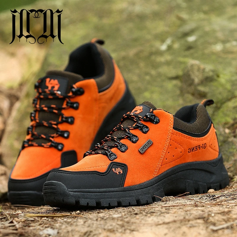 

MUMUELI Orange Green Brown New 2019 Designer Casual Snow Men Shoes High Quality Fashion Luxury Boots Flat Brand Sneakers 509