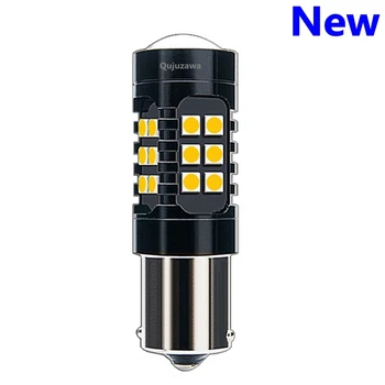 

100pcs 1156 BA15S P21W R5W 1200Lm 27 SMD 3030 LED Car Tail Bulb Brake Lights Auto Reverse Lamp Daytime Running Light Turn Signal