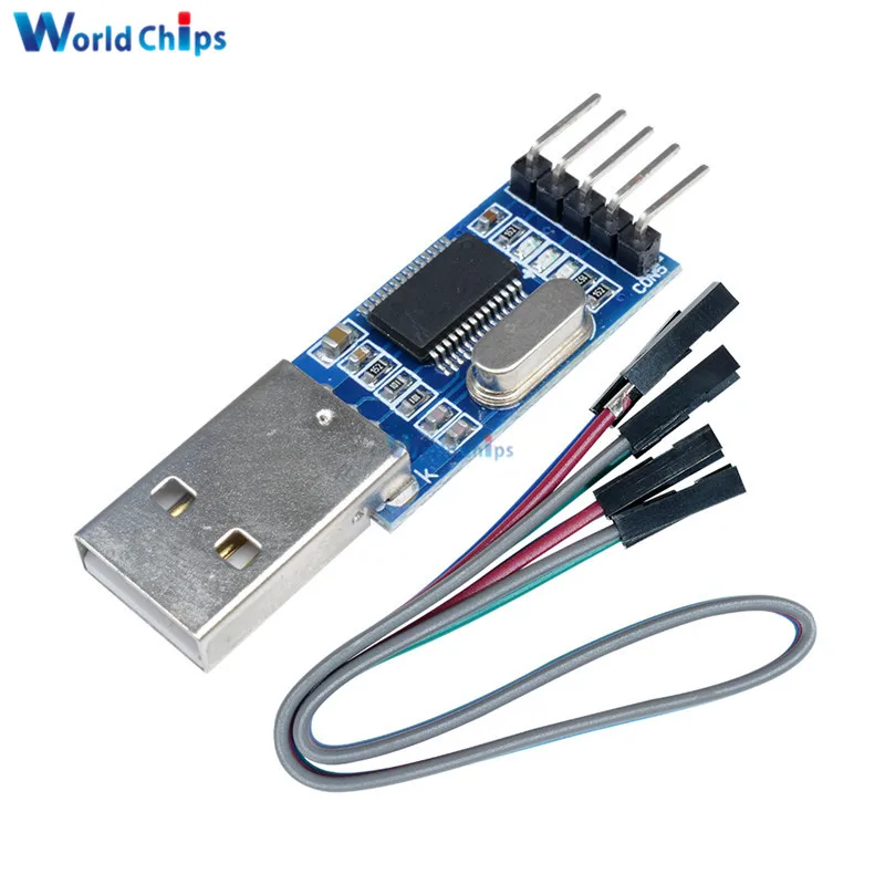 2 комплекта стандартный адаптер PL2303 с USB на RS232 TTL модуль платы загрузки PL2303HXA