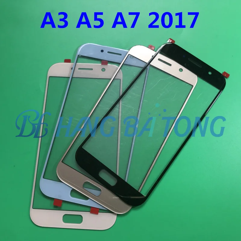 Сменное внешнее оригинальное стекло для Samsung Galaxy A3 A320 A5 A520 A7 A720 2017 ЖК дисплей