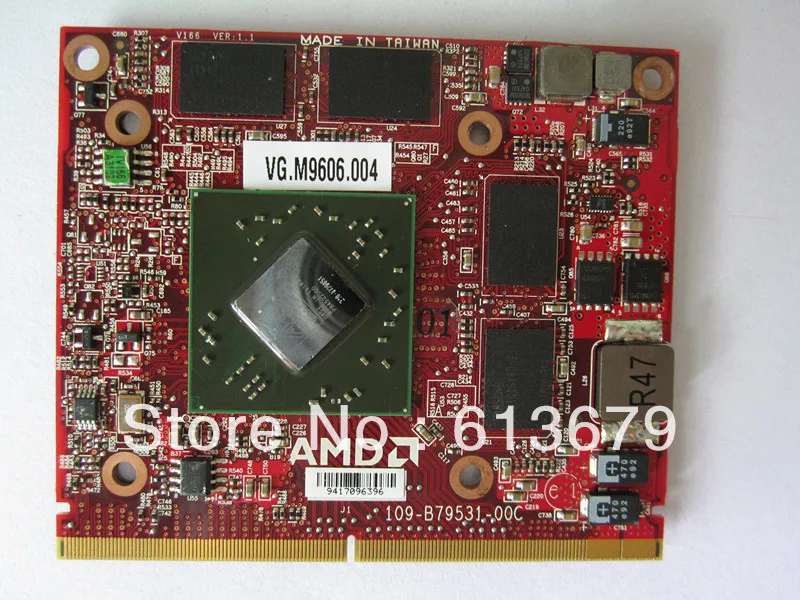 Wholesale HD4670 video card HD 4670 Graphics Cards VG.M9606.004 DDR3 1GB MXM III M96-XT A Video VGA Card 216-0729051 for acer