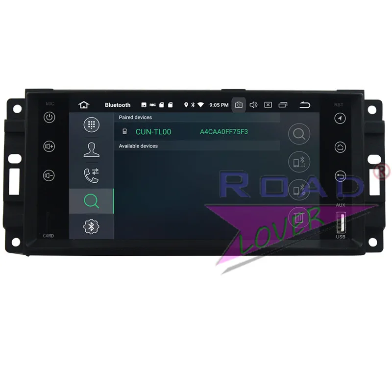 Best Roadlover Android 9.0 Car GPS Navi Player For Jeep Compass Wrangler Journey Grand Cherokee 2010 Sebring 2006 300C Stereo NO DVD 3