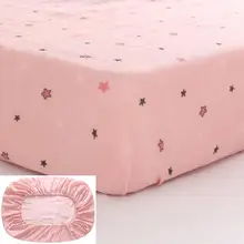 1 Pcs/Set Newborn Bed Sheets 100% Cotton Unicorn Print Bed Mattress Cover For baby Girl Boys 130x70cm Baby Bedding Set