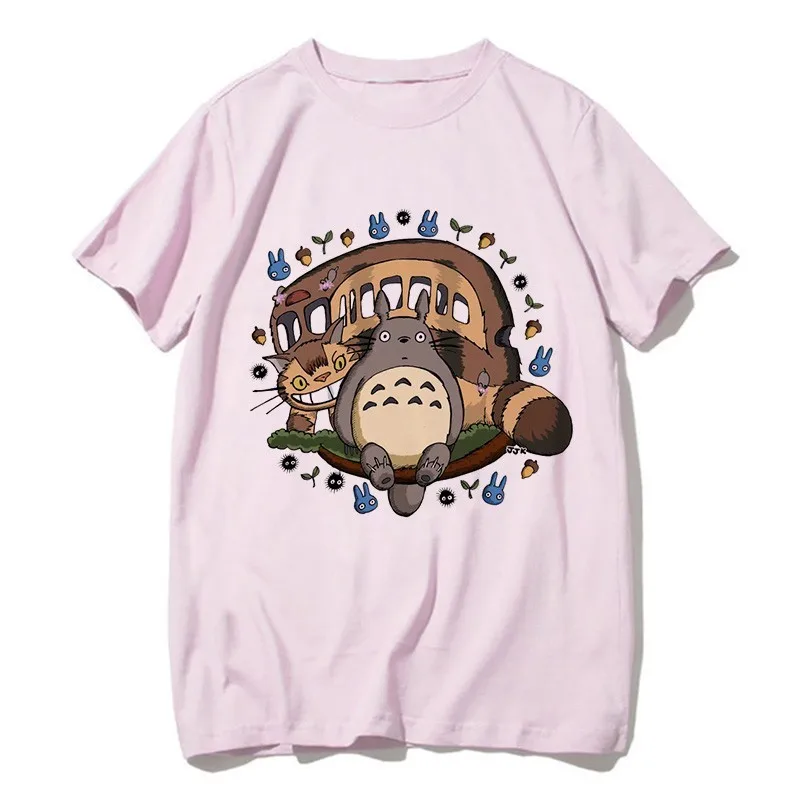 Totoro Shirt Women Men Studio Ghibli Miyazaki Hayao Anime Spirit Away T Shirt Men Women Japanese Anime Cartoon Clothes T-Shirt - Цвет: 11