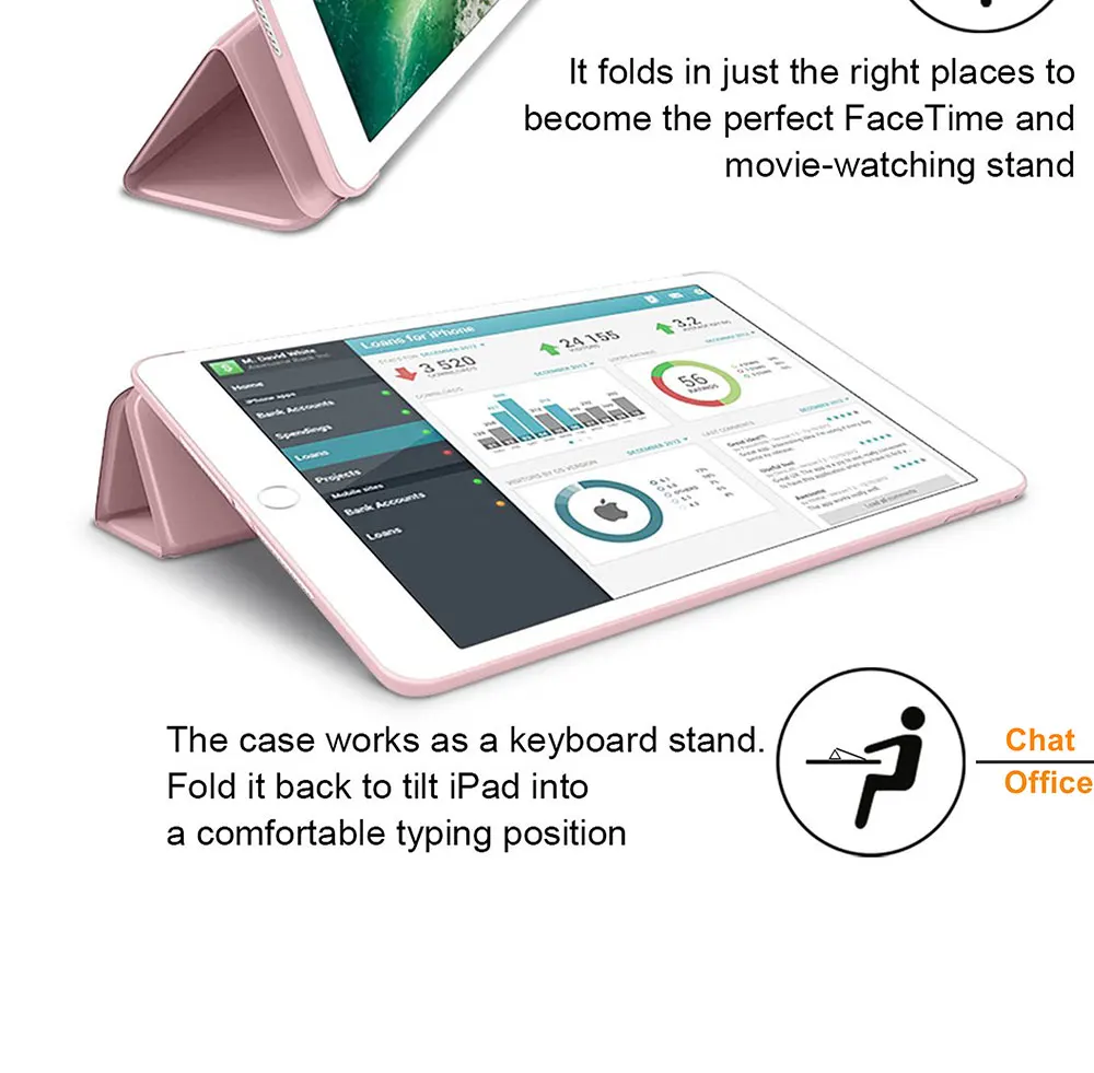 Mini5 Фламинго Чехол-книжка на магнитной застежке Чехол для iPad Pro 9,7 Air 3 10,5 11 мини-платье на возраст 1, 2, 3, 4, 5, планшетный чехол Мягкая задняя крышка для iPad 9,7