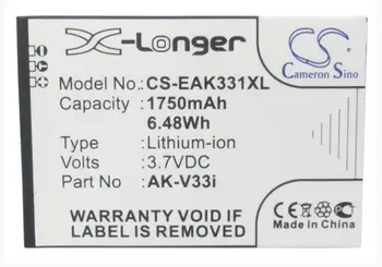 

Cameron Sino 1750mah battery for EMPORIA Care Plus CAREplus SafetyPremium Solid Gron Solid Plus SolidPlus V112 V112_001