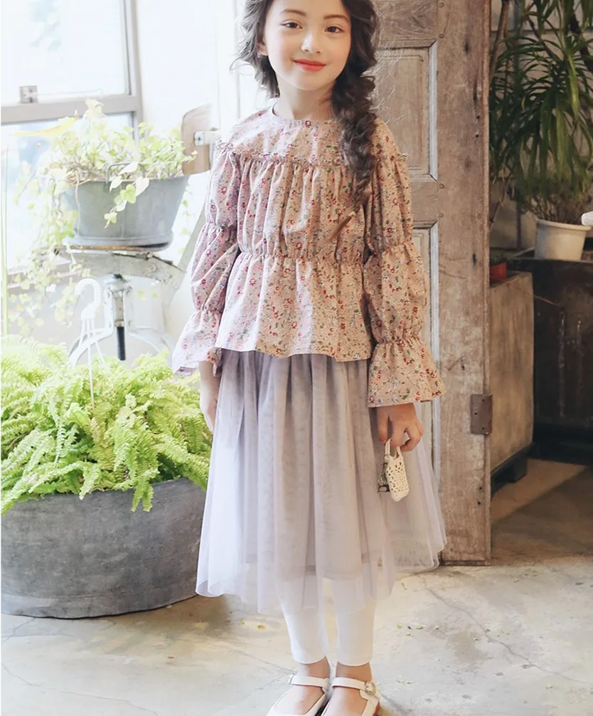 floral printed cotton long sleeve girls blouses autumn 2017 children tops clothing little big girls kids school shirts clothes   4 5 6 7 8 9 10 11 12 13 14  years old little big teenage girls  long sleeve girls blouses baby girl clothes (9)