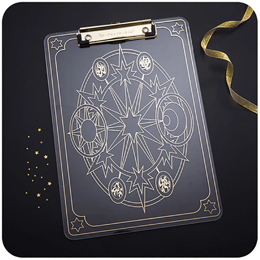

Magic Array Clipboard Acrylic Writing Pad Transparent A4 Paper Holder Student Stationery School Office Supplies Test Clip Board