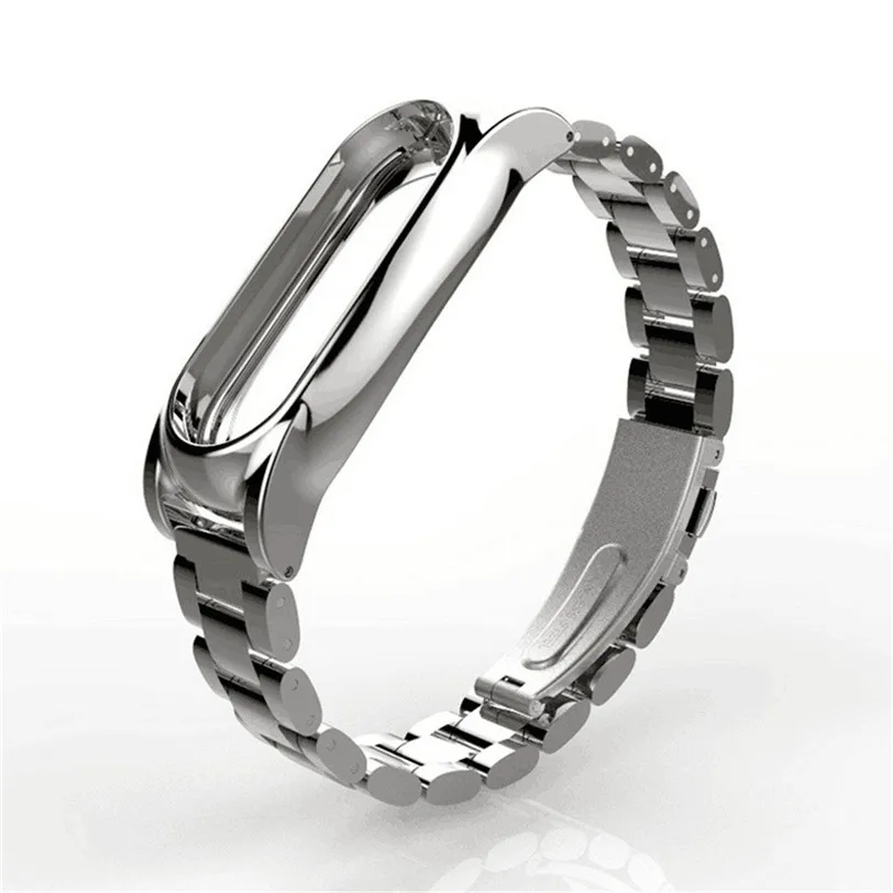 

Luxury Wrist Strap Metal Wristband Magnet Stainless Steel For Xiaomi Mi Band 2 Aug16 Professional Factory Price Drop Shipping