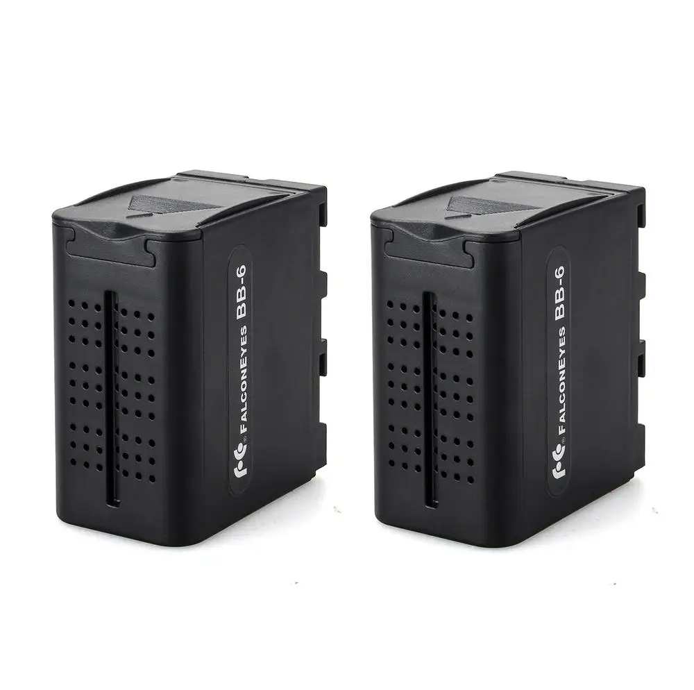 

BB-6 6pcs AA Battery Pack Power Box Case Work like NP-F970 for LED VIDEO LIGHT Panels or Monitor YN300 YN600 air PT-176 DV-160V