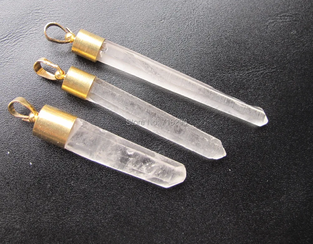 

New Arrived!!Natural Clear Quartz Natural Crystal Point Rough Point 10pcs/lot Fit Jewelry DIY