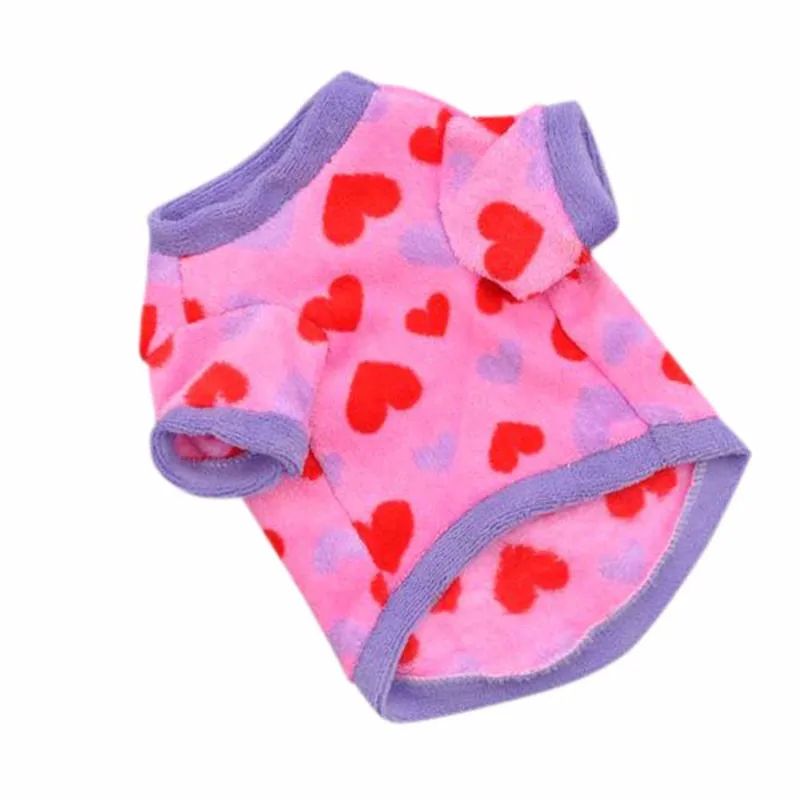 Горячая Распродажа, маленькая летняя одежда для собак, многоцветная жилетка с принтом в виде сердца и пентаграммы, вентиляционные футболки для домашних животных