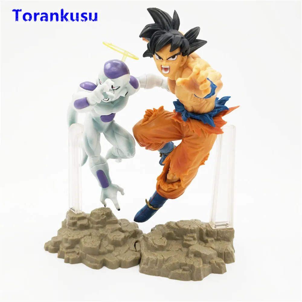 Dragon Ball Z Super Saiyan Son Goku Action Figure Freeza Figure Frieza Drangonball Super Tag Figthers PVC Model Hot Toys Doll XP