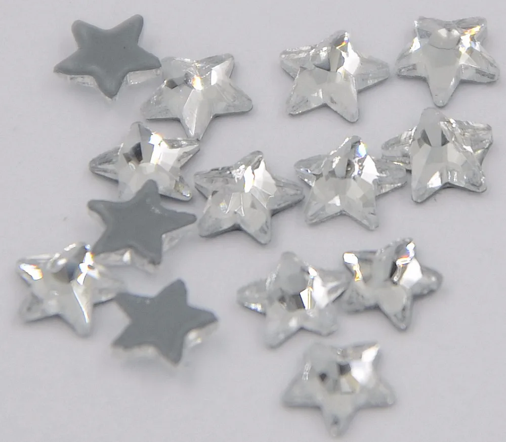 

AAAA+ Best Quality 5mm Star shape Crystal Clear DMC Hot Fix Rhinestone More Shiny Super Bright Hotfix Iron On Stones.