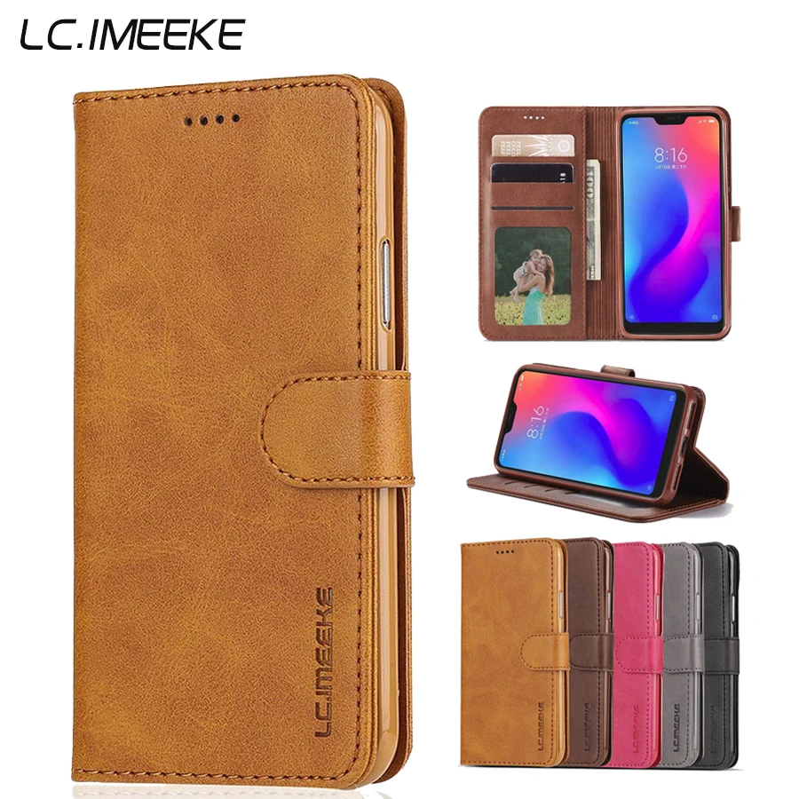 

Luxury Flip Card Slot Leather Case for Xiaomi 6X 5X A1 A2 Redmi 6 4A 4X 5A 5 Plus Pro Coque Magnetic Bracket Wallet Phone Case