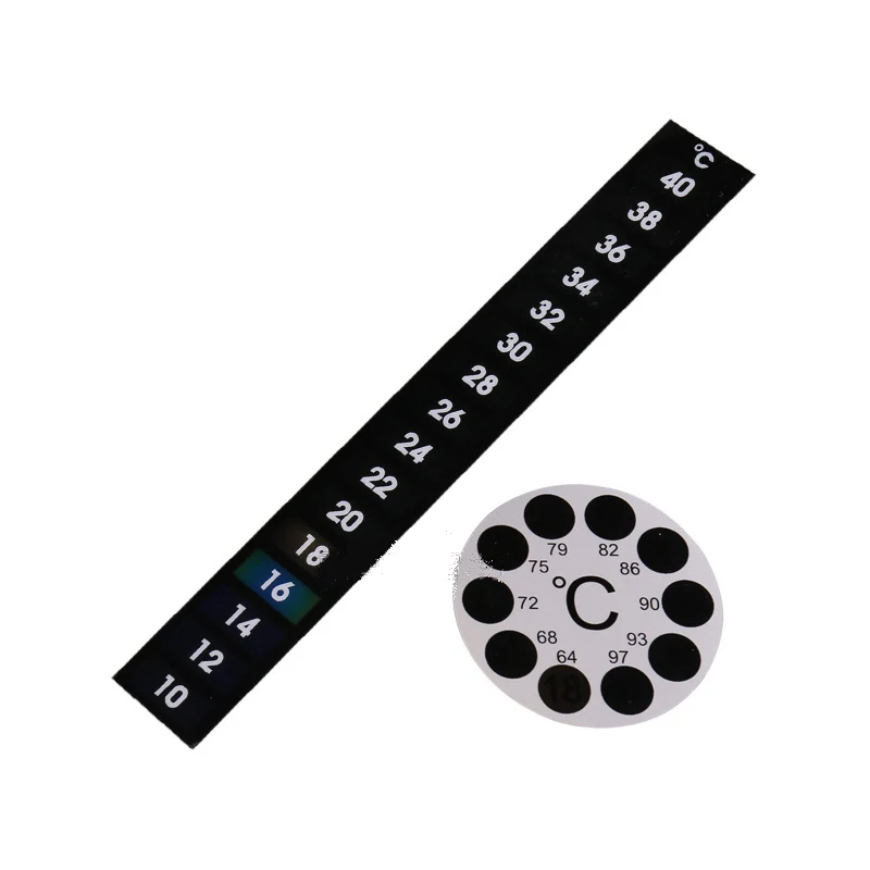 

Patch Thermometer Fermentation Temperature Sticker With Fermometer Self Adhesive Home Brewing Beer Wine Temperature Sensor