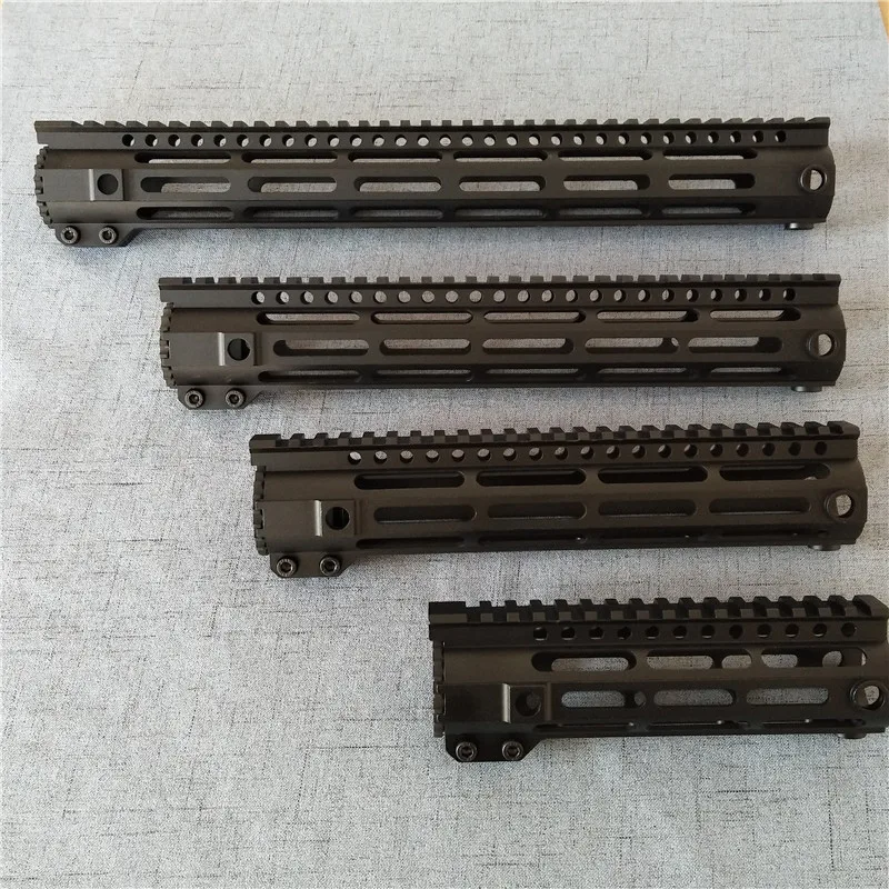 

Tactical AR-15 M4 M-LOK MLOK 7 10 12 15 inch Slim Free Float Handguard Picatinny Rail Mount Bracket fit .223 5.56 AR15 M16