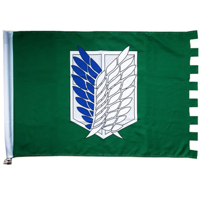 

Attack on Titan Flag Home Decor Party Decoration