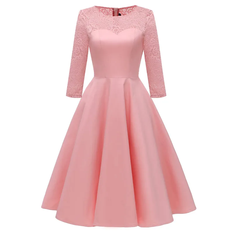 

Vintage satin high-grade Evening Dress lace Party Dresses Big yards evening gown pretty formal dress abiye gece elbisesi