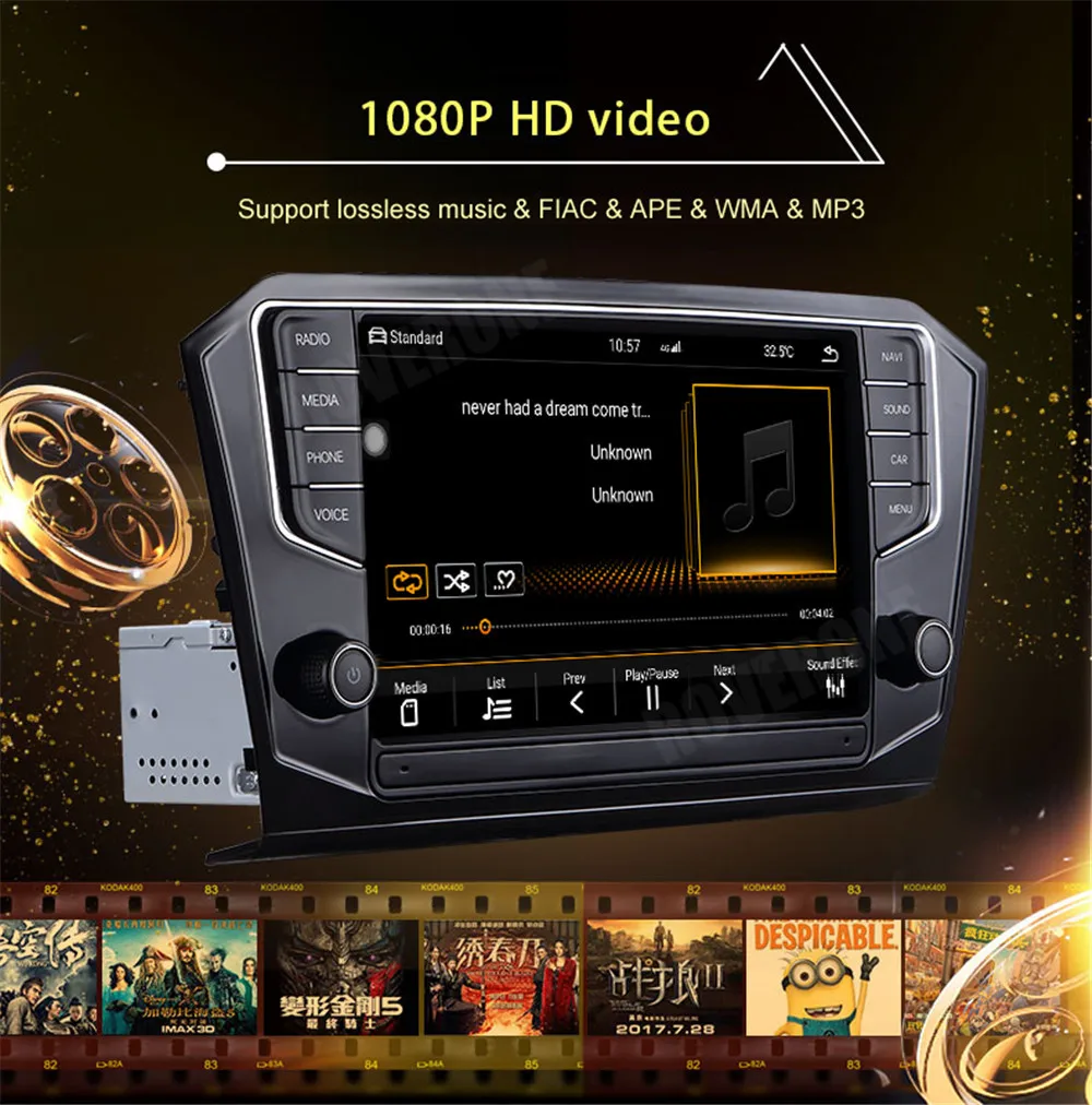 Top For VW Passat CC B6 B7 For Volkswagen Original MIB 4 Infotainment System Touch Screen Car Navigation Multimedia Player 9