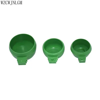 

Pet Birds Hanging Feeding Trough Parrot Food Water Bowl Feeding Splash-proof Cup Plastic Bird Pigeons Cage Feeder 50pcs