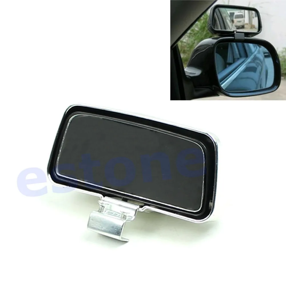 

New 1 Pc Universal Silver Square Auto Car Vehicle Side Blindspot Blind Spot Mirror Wide Angle View Safety