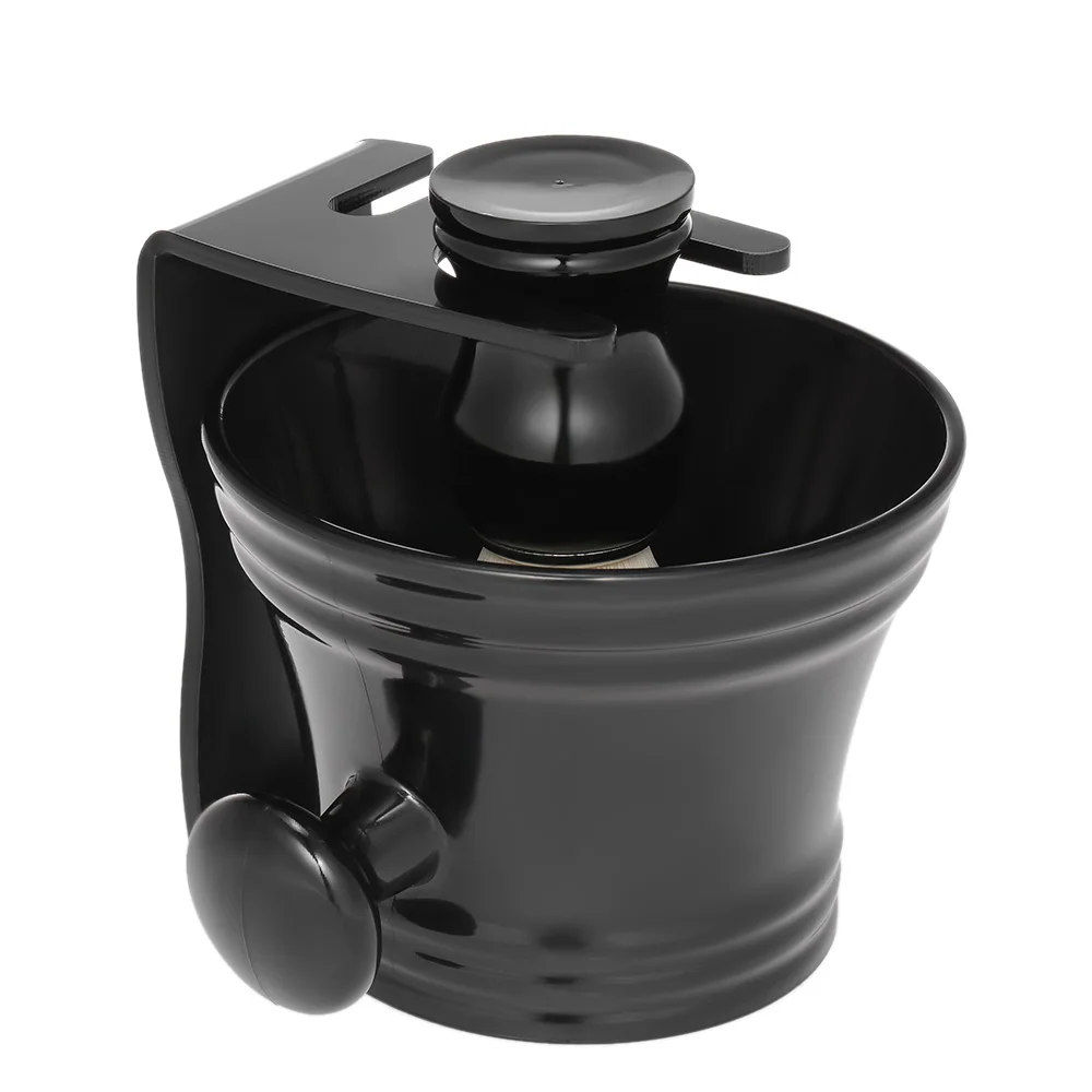 

3pcs Male Facial Cleaning Tools Beard Shaving Kit Shaving Brush + Shaving Razor Stand + Soap Bowl Men's Shaving Tool Set