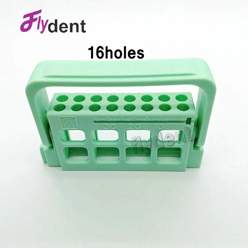 Dental Endo Root Canal File Holder 16holes For Dental Files/Drills Film