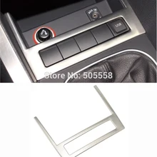 VW Jetta MK6 нержавеющая сталь автомобилей Стайлинг коробка для хранения USB Панель Refit накладка наклейка украшения