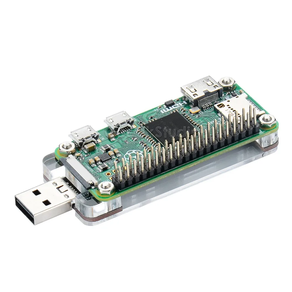 Модуль расширения USB Dongle Breakout Kit для Raspberry Pi Zero/Zero W(не включает), можно вставить как переднюю, так и заднюю сторону