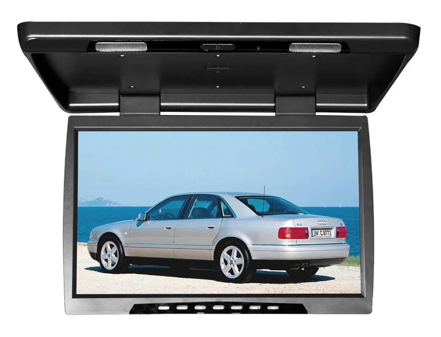 22" flip down Roof Mounted car lcd monitor with digital TFT LCD IR FM