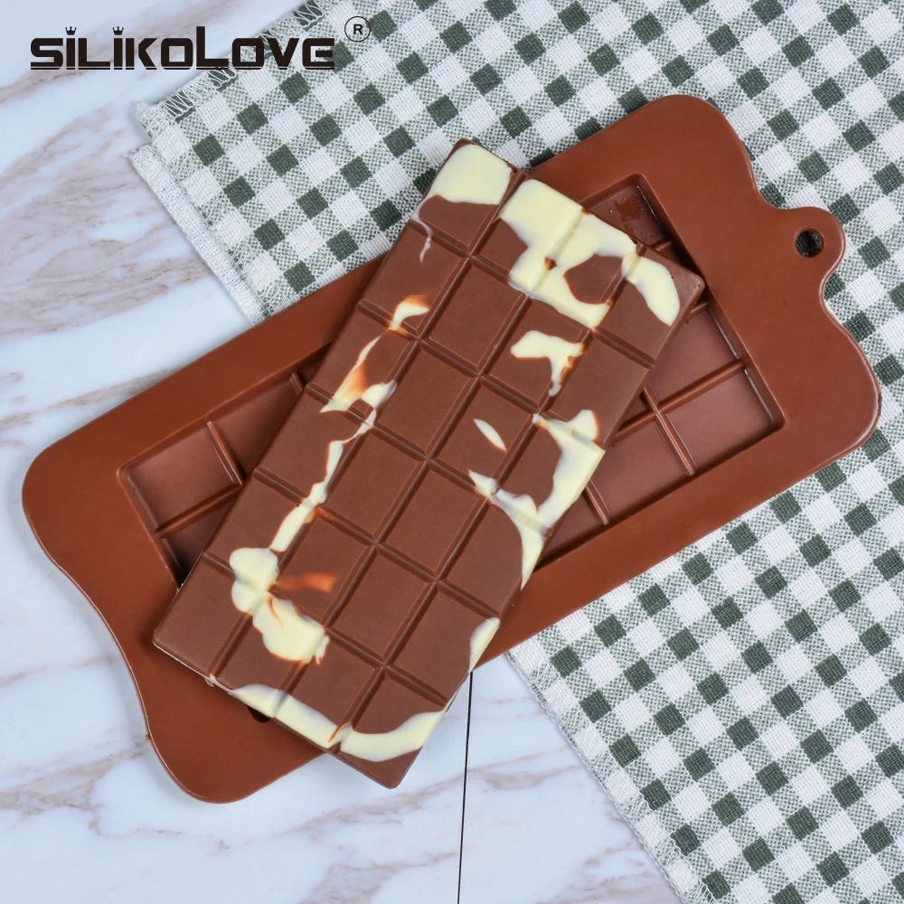 SILIKOLOVE DIY квадратные силиконовые формы для шоколада, формы для выпечки, 3d формы для тортов, высокое качество, 24 полости, Пищевая силиконовая форма