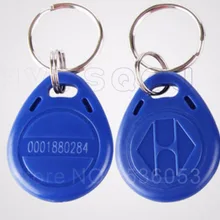 500pcs125Khz RFID поисковая метка карты брелоки, красный, желтый, зеленый, черный, серый, orange, синий