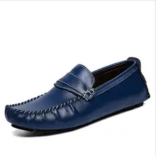 top quality new genuine real cow leather mens fashion business casual shoe breathable men shoes lh1789