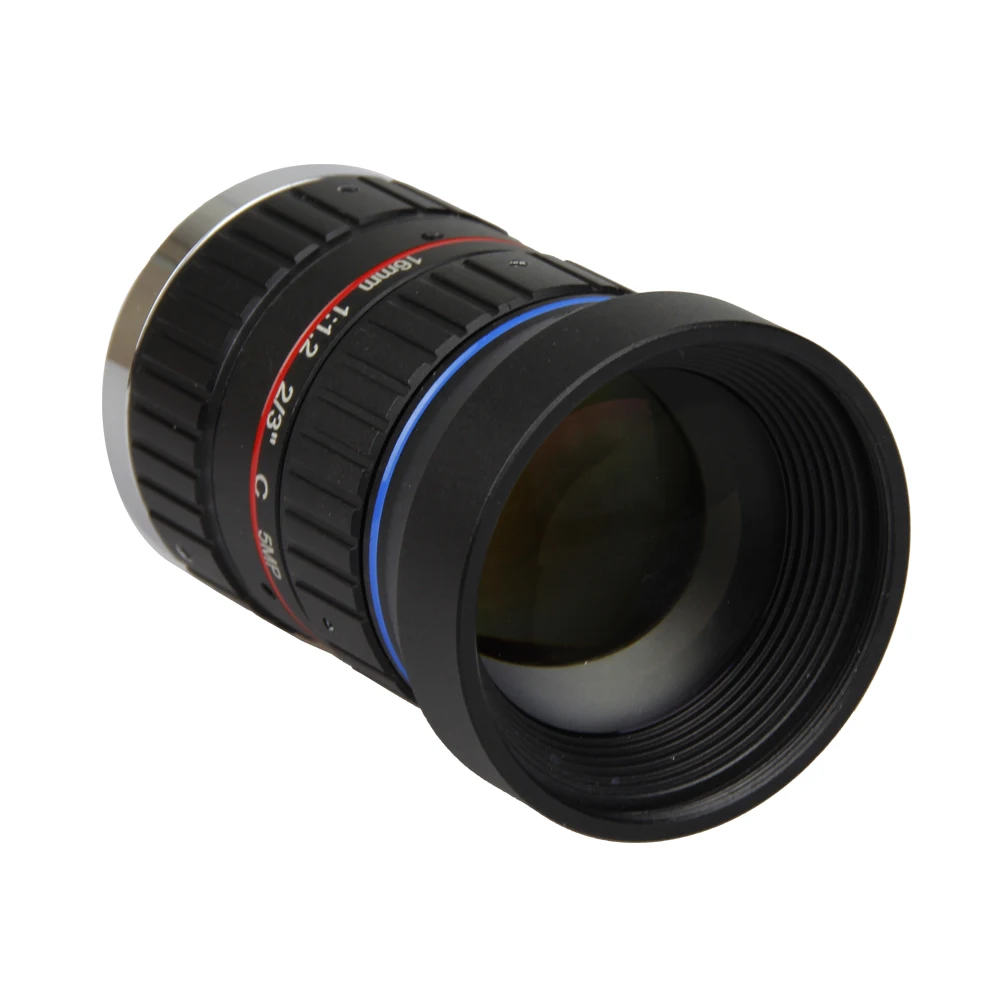 Крепление 2/3 дюйма 5MP ITS Lens 16 мм Ultra Starlight F1.2 C для электронной полицейской или