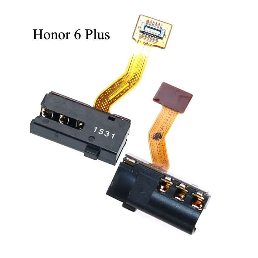 YuXi 10pcs Brand New Earphone Headphone Audio jack Flex Cable For Huawei Honor 6 6 Plus V8 V9 Replacement