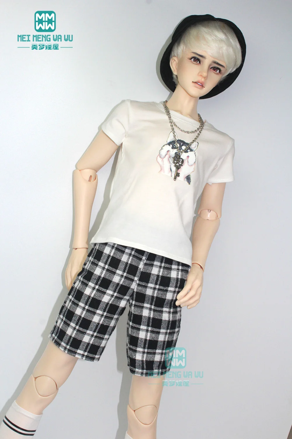 Doll Clothes Accessories For 68-75cm BJD doll Fashion Letters Coats Vests Shorts