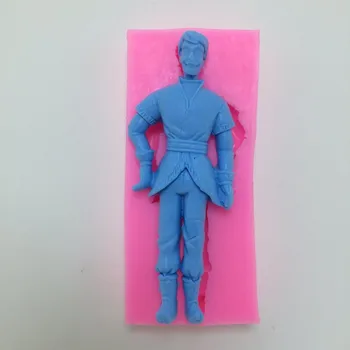 

W1019 boy soldier silicone molds Cake Decoration