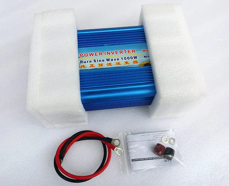 

Pure Sine Wave Inverter 1000W 12V to 110V for Solar Power System for home use free shipping