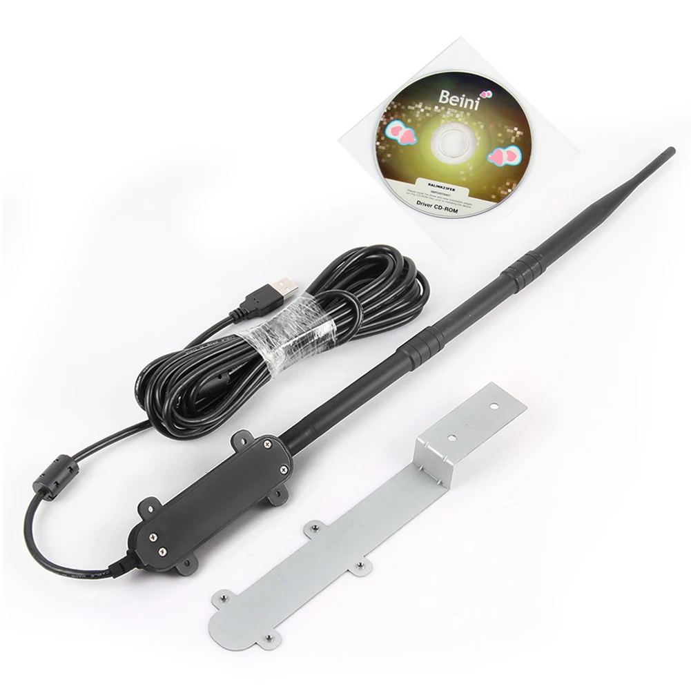 

Outdoor High Power WiFi USB Adapter 150Mbps Wireless Network Card Signal Receiver Omni-directional 13dB WiFi Antenna 802.11b/g/n