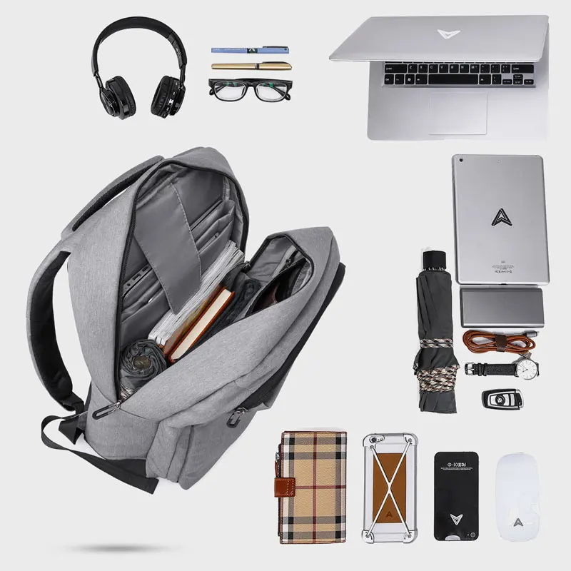 KAKA, мужской рюкзак, USB зарядка, 15,6 дюймов, рюкзаки для ноутбука, мужские Mochilas feminina, рюкзак для путешествий, школьный рюкзак для подростков, рюкзак для мальчиков