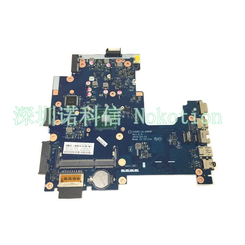 NOKOTION ZS040 LA-A995p rev 2.0 for hp 240 g3 14-r laptop motherboard DDR3L Mainboard full test NOKOTION ZS040 LA-A995p rev 2.0 for hp 240 g3 14-r laptop motherboard DDR3L Mainboard full test