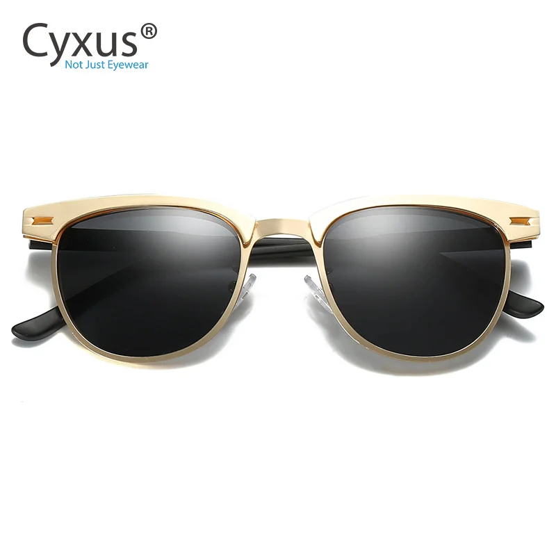 

Cyxus 2019 Fashion Polarized Half-Rim Retro UV400 Sunglass for women/men -1911