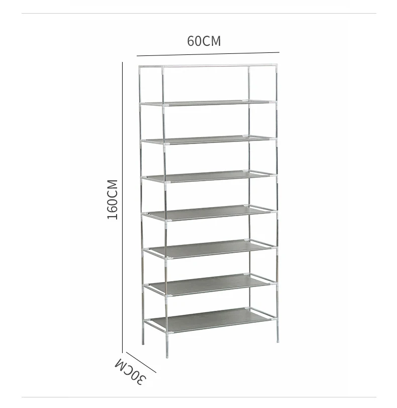 Модные 8 слоев ткани, для хранения обуви стойки простота сборки печать в формате HD нетканый пыле обувной шкаф домашняя обувь Органайзер компактные